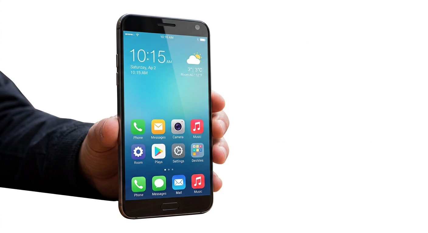 Replaceable mobile phone collateral image placeholder